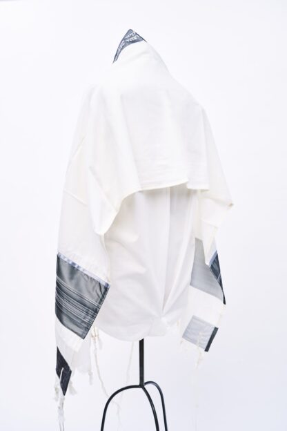 Colton - Handmade Men's Viscose Tallit - Image 6