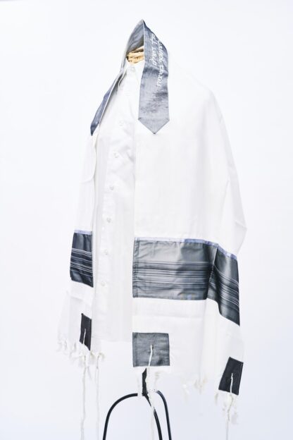 Colton - Handmade Men's Viscose Tallit - Image 8