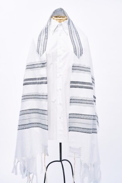 Finn - Handmade Unisex Woven Silk Tallit