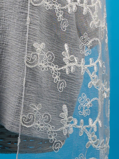 Tallulah - Handmade Women's Lace Organza Tallit - Image 6