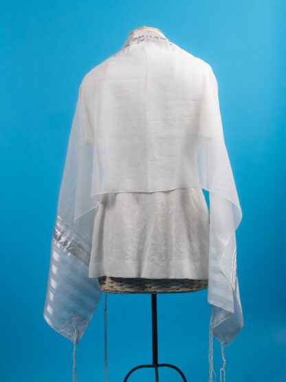 Journey - Handmade Women's Sheer Organza Tallit - Image 3