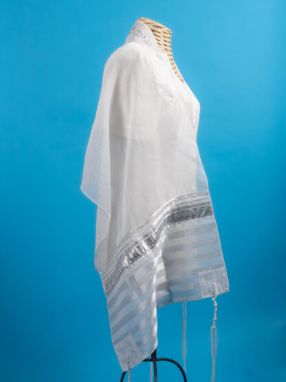 Journey - Handmade Women's Sheer Organza Tallit - Image 5